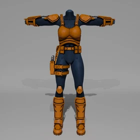1/12 Scale Action Figure Kit: Rose Wilson (Deathstroke)