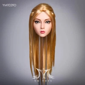 YMTOYS YMT029 1/6 Asian Beauty Girl Head Sculpt Carved Model For 12" Figure Body