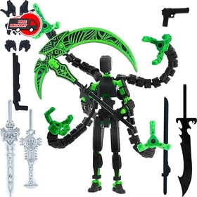 Titan 13 Action Figure 3D Printed T13 Multi-Jointed Movable Robot With Full