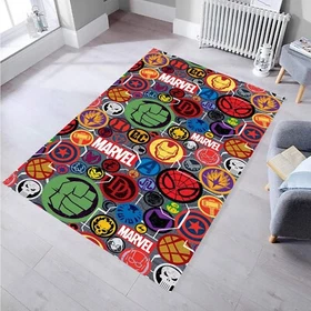 Spiderman, Iron Man, Captain America,Marvel,Child Rug,Fan Rug,Kids Room Rug