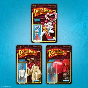 Super7 ReAction WHO FRAMED ROGER RABBIT (W2) 3.75" Action Figures *YOUR CHOICE*