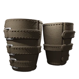1/6 Scale Action Figure Wrists: Leather Buckled Wrist (Bane Inspired)