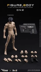 VTOYS X BMS 1/12 Scale VB002 VB003 Male Body Head Model 6'' Action Figure