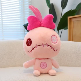10In Disney Lilo Stitch Scrump Plush Toy Stuffed Doll Green Pink Kawaii Gift