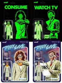 Super7 ReAction THEY LIVE (GitD) 3.75" Action Figures **YOUR CHOICE**