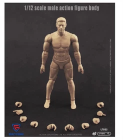 New CRAZY FIGURE 6'' 1/12 Boy & Girl Vegan LT003/LT004 Action Figure In Stock