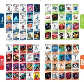 NEW WOOLWORTHS 100 WONDERS COLLECTOR CARDS STAR WARS, MARVEL, DISNEY CHOOSE OWN