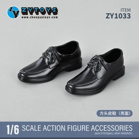 1/6 ZYTOYS ZY1031 ZY1032 Male Suit Leather Shoes Model For 12" Figure Body Doll