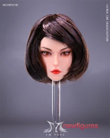 YMTOYS 1/6 Girl Head Sculpt Carved Fit 12" Female TBL PH JO Action Figure Body