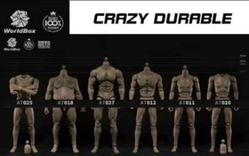 FREE SHIPPING █  WORLDBOX 1/6 scale Male Action Figure Crazy Durable 