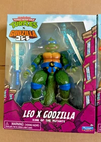 2025 Playmates TMNT x Godzilla Leo, Mikey, Raph