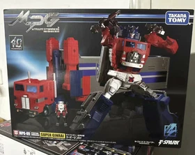 Ready! New Takara Tomy Masterpiece MPG-09 Super Ginrai OptimusPrime w/ Trailer