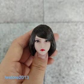 US YMTOYS 1/6 Girl Head Sculpt Model For 12" Female TBL PH JO Action Figure Body