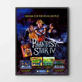 Poster Phantasy Star IV Sega Genesis Premium Glossy Unframed Poster Print G0102
