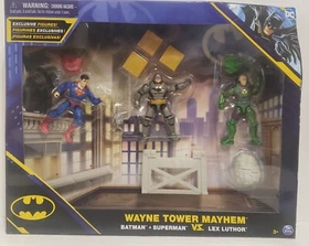 DC Comics Wayne Tower Mayhem w/ Batman Superman & Lex  NEW