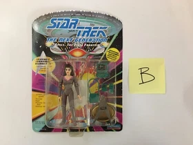 1992 Playmates Star Trek Next Generation Figure Deanna Troi 6010 6016 - You Pick