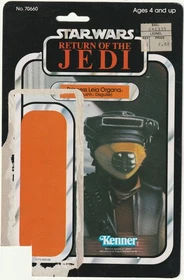 Vintage Kenner Star Wars Return of the Jedi Back card