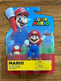 Super Mario World of Nintendo 4" Action Figures - Over 15 Available - You Pick