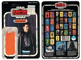 Star Wars Episode V ESB 1980 Vintage Kenner LANDO CALRISSIAN 31 Back Card