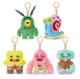 ZURU Fuggler SpongeBob SquarePants PLANKTON GARY Keyring Plush 4.5&rdquo; &ndash; YOU PICK