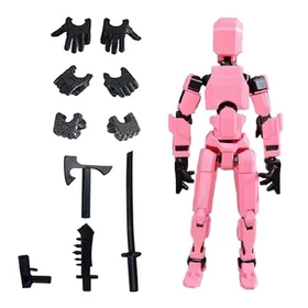 Titan 13 T13 Action Figure 10cm Jointed Robot Nova Lucky 13 Model Toy USA Seller