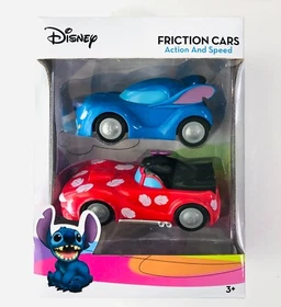 Disney Friction Cars Toy with Action & Speed, Choose 1 : Lilo Stitch or Avenger