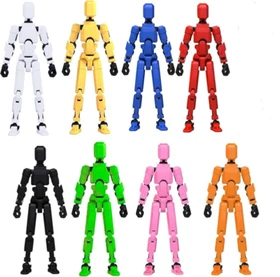 Titan13, Dummy 13, T13 Action Figure,Toy Robot, 3D Printed - Fully Assembled