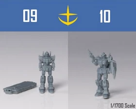 Gundam 1/1700 EFF Mobile Suits Vol.2 | Compatible with Bandai EX Model & Fleetmo