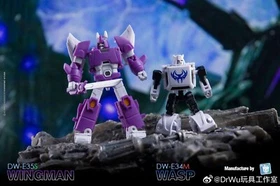 DR.WU DW-E35&DW-E34 Wingman Wasp GOLDEN BEETLE Action Figure MINI 4.5-6 cm Robot