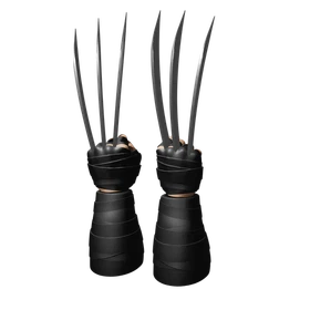 1/6 Scale Action Figure Wrists and Hands: Wrapped Wolve Claws