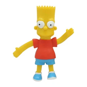 The Simpsons Bart Simpson Bendable Poseable Action Figure