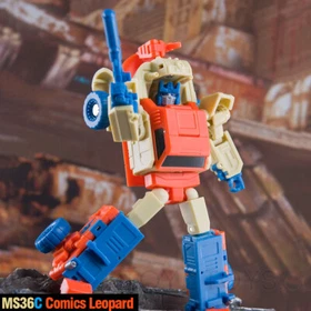 Dr.Wu MS36 Sand Comics Leopard Giant Python Mirror Leopard Robot 11cm IN STOCK