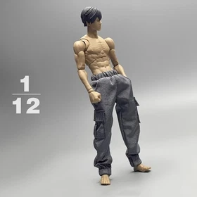 VTOYS X BMS 1:12 Male Jacket Pants Model Fit 6'' VB002 VB003 Action Figure Bodys