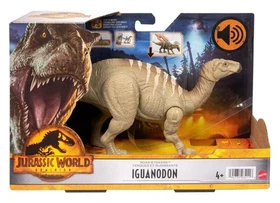 Jurassic World Dominion Roar Strikers Dinosaur Megaraptor Liopleurodon Iguanodon