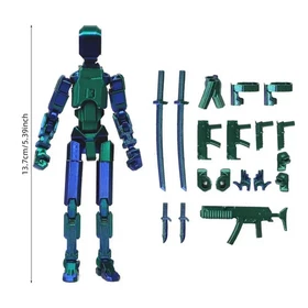Multi-Jointed Movable Shapeshift Robot Titan 13 Action Figures 3D Printed
