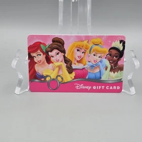 Disney Gift Card Princess Collection No Value - Choose Your Design