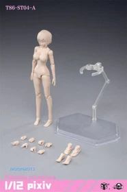 US Stock 86TOYS 1/12 T86-ST Flexible 6 inch Female Joint Action Figure Head Body