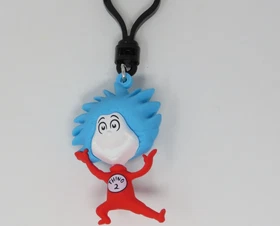 Dr. Seuss Cat in the Hat Figural Bag Clip Keychain &ndash; You Pick &ndash; New