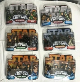 NEW STAR WARS GALACTIC HEROES Hasbro/Playskool 2004-2010 2-Packs