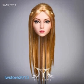 US YMTOYS 1/6 Girl Head Sculpt Model For 12" Female TBL PH JO Action Figure Body