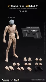 VTOYS X BMS 1/12 ONE Flexible Muscle Man Action Figure Body