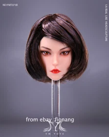 YMTOYS 1/6 Girls' Head Sculpture Suitable for PH/TBL Women's Plain Body