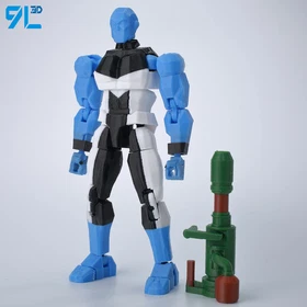 Superhero Action Figure Multi-Jointed Titan13 Collectible Toy Poseable Robot