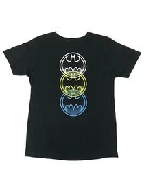 DC Comics Boys Short Sleeve Black Batman Tee Shirt T-Shirt