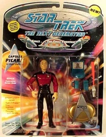 1990s Star Trek: Next Generation Playmates 4.5" Action Figure Set-Your Choice 90