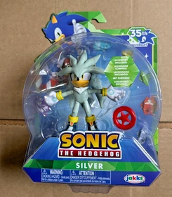 Sonic 35th Anniversary Silver, Tikal, Chaos Collectible Figure Jakks Pacific