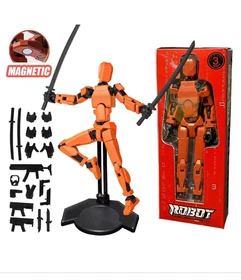Titan13, Dummy 13, T13 Action Figure,Toy Robot, 3D Printed - Fully Assembled
