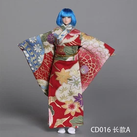 1/12 Female Soldier Custom Cheongsam Dress with Straps - 6" Action Figure Model