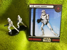 STAR WARS Minis/Miniatures Uncommon/Rare w/cards Complete Your Set-You Pick SWM