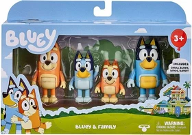 BLUEY FIGURES PACKS FAMILY Plush FRIENDS BANDIT CHILI BINGO SOCKS HONEY RUSTY